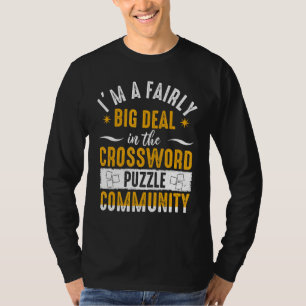 Kreuzworträtsel Big Deal Rentenrätsel Spiel T-Shirt