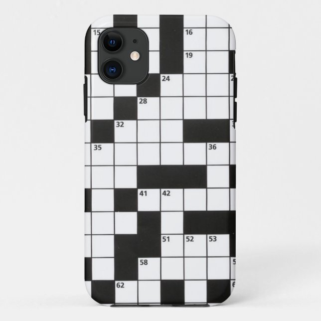 Kreuzworträtsel Case-Mate iPhone Hülle (Rückseite)