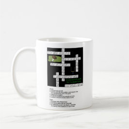 Kreuzworträtsel für Fußball-Fan-Tasse Tasse