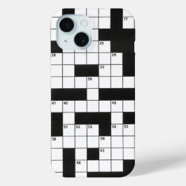 Kreuzworträtsel iPhone 15 Hülle