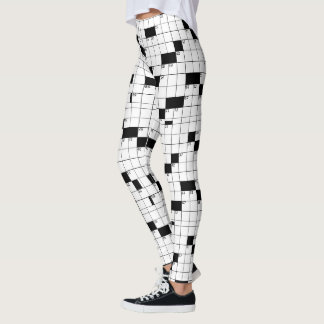 Kreuzworträtsel-Leggings Leggings