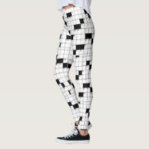 Kreuzworträtsel-Leggings