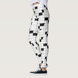 Kreuzworträtsel-Leggings Leggings