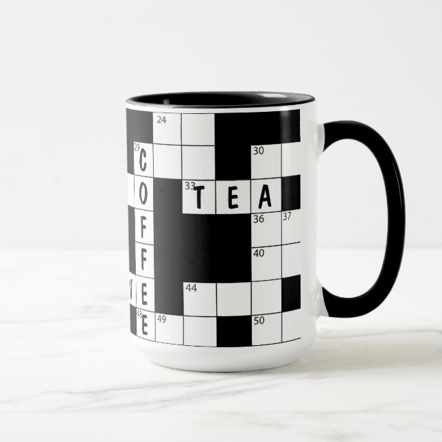 Kreuzworträtsel mit Worten Tasse (Rechts)