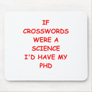 Kreuzworträtsel Mousepad