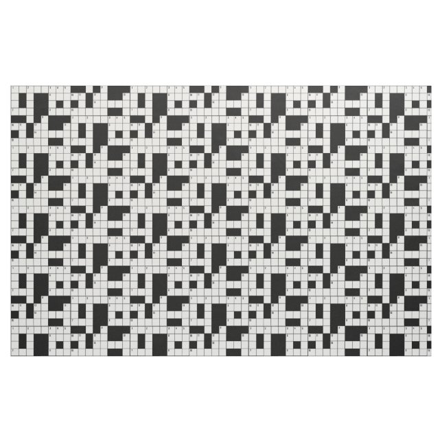Kreuzworträtsel-Muster-Gewebe Stoff (Fat Quarter (45,7 x 55,9 cm))