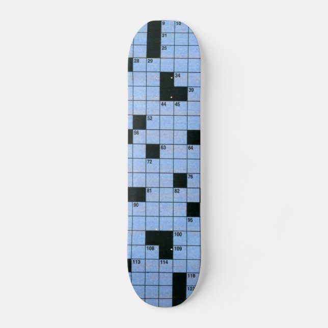 Kreuzworträtsel Skateboard (Vorderseite)