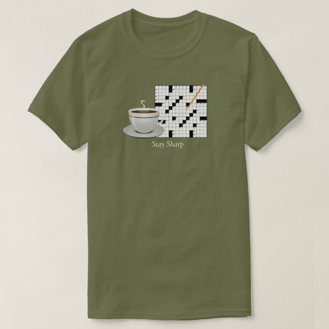 Kreuzworträtsel-T - Shirt (Design vorne)