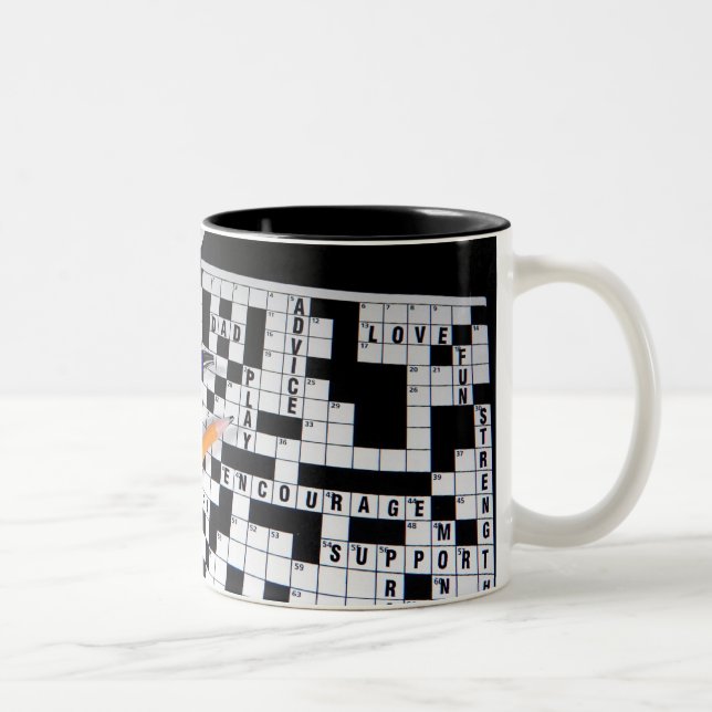 Kreuzworträtsel Zweifarbige Tasse (Rechts)