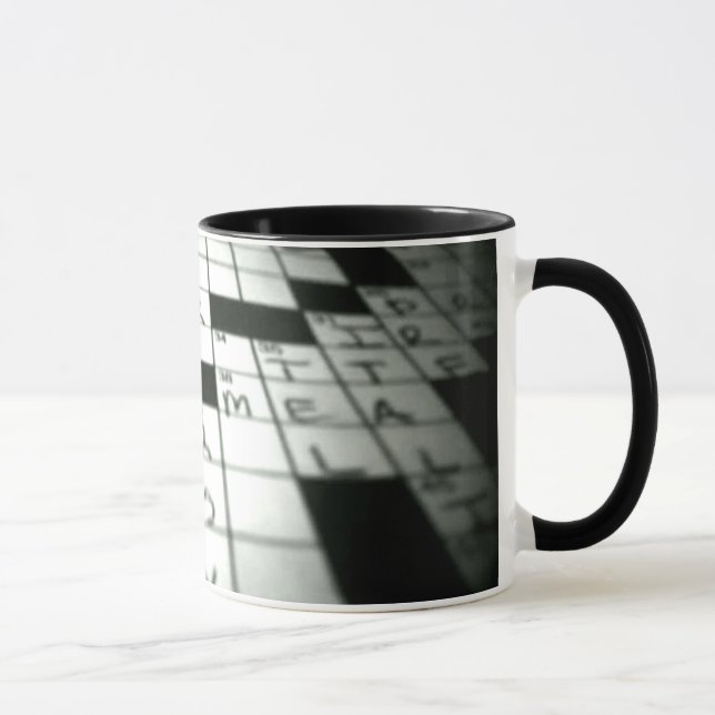 Kreuzworträtselkaffee-Tasse Tasse (Rechts)