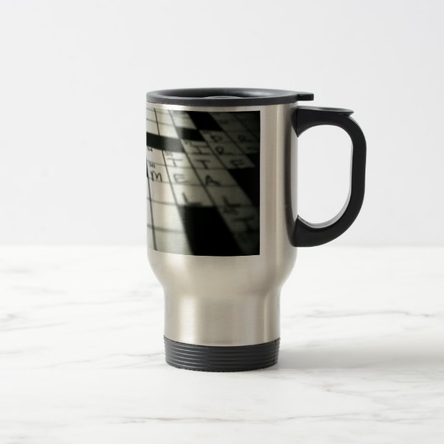 Kreuzworträtselreise-Tasse Reisebecher (Rechts)