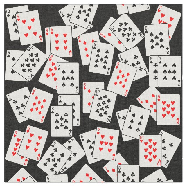 Kribbage Cards Stoff (Nahaufnahme)