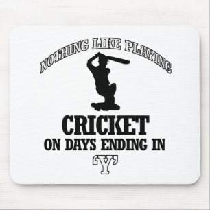 KRICKET-Entwürfe Mousepad