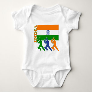 Kricket Indien Baby Strampler