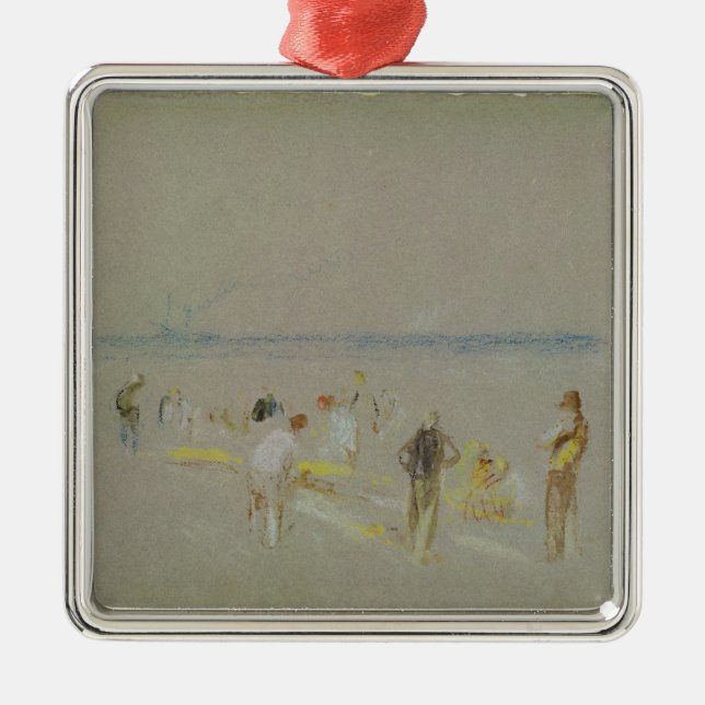 Kricket Josephs Mallord William Turner | auf der Silbernes Ornament (Vorne)