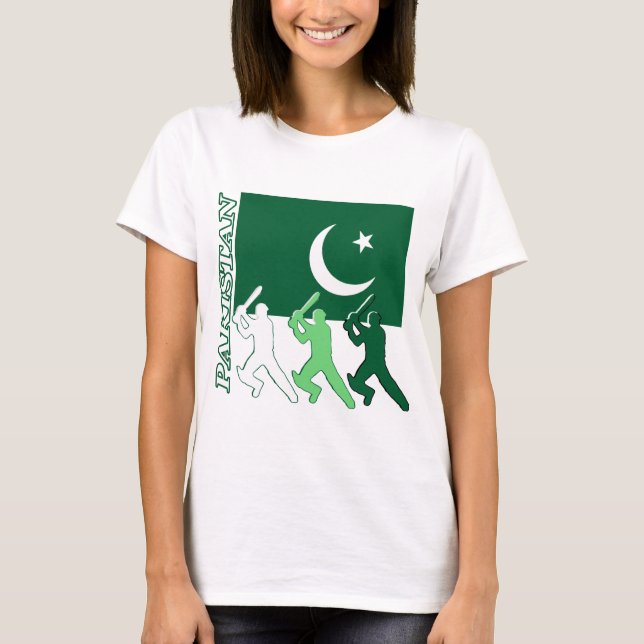 Kricket Pakistan T-Shirt (Vorderseite)