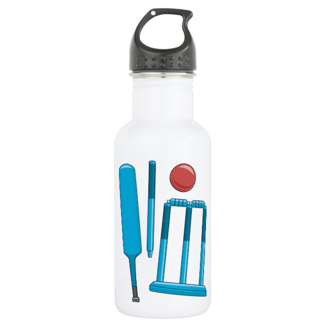 Kricket-Set-Wasser-Flasche Edelstahlflasche (Vorderseite)