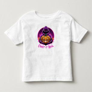 Kriech es Echt, Horror Halloween Illustration Kleinkind T-shirt