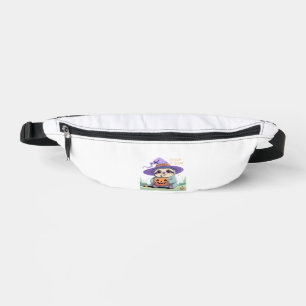 Krieche es langsam � Süßes Faultier Halloween-Shir Bauchtasche