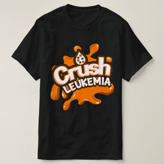 Kriechende Leukämie Bewusstsein Heilung Blutkrebs  T-Shirt (Design vorne)