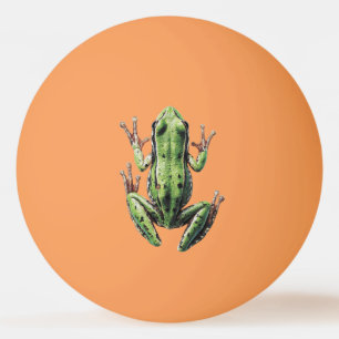 Kriechender Frosch Tischtennisball