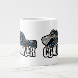 Kriechender Kohlebergmann Jumbo-Tasse