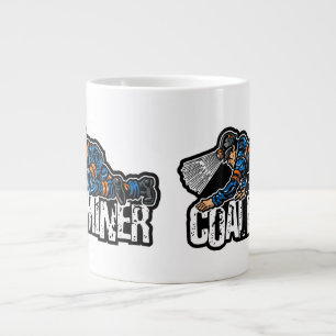 Kriechender Kohlebergmann Jumbo-Tasse