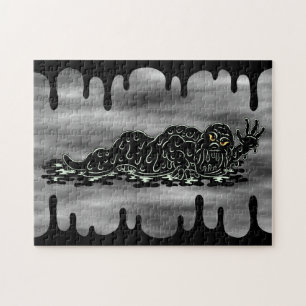 Kriechender Schleim-Hulk-Seltsame-Horror-Kunst