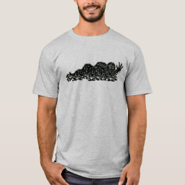 Kriechender Schleim-Hulk seltsame Horror-Kunst T-Shirt