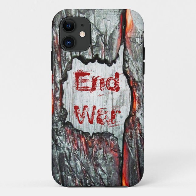 Krieg beenden Case-Mate iPhone hülle (Rückseite)