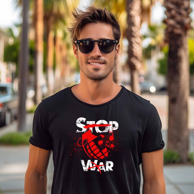 Krieg beenden - Frieden, Liebe und keine Bomben me T-Shirt (Von Creator hochgeladen)