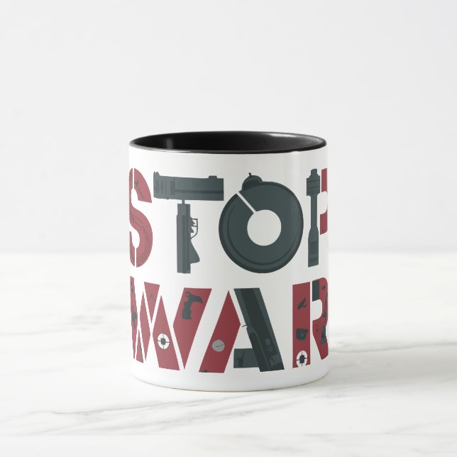 Krieg beenden, Frieden Tasse (Zentrum)