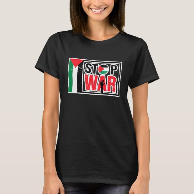 Krieg beenden - Wichtiges palästinensisches Leben  T-Shirt (Vorderseite)
