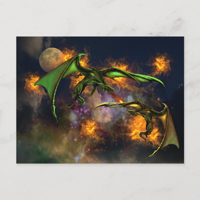 Krieg der Drachen Postkarte (Vorderseite)