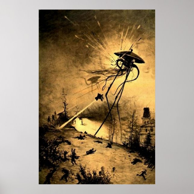 Krieg der Welten H G Wells Poster (Vorne)