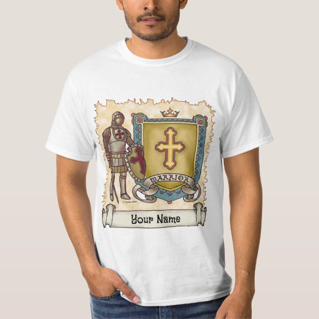 Krieg für Gott Christlicher T - Shirt (Vorderseite)
