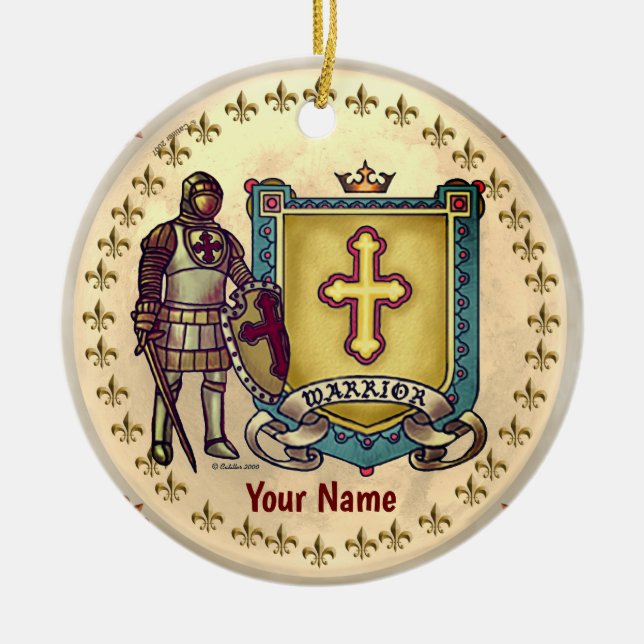 Krieg für Jesus Christliche Verzierung Keramik Ornament (Vorne)