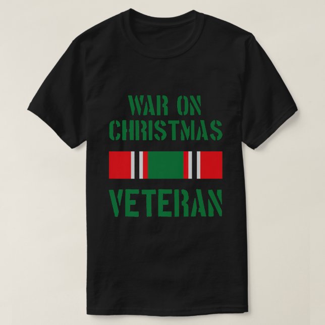 Krieg gegen den Weihnachtsveteran T-Shirt (Design vorne)