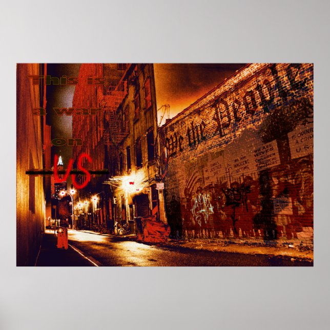 Krieg gegen US-Poster Poster (Vorne)