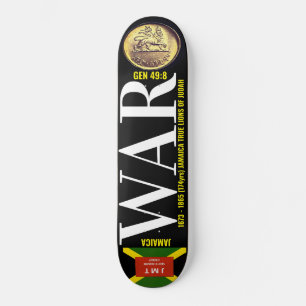 KRIEG! GEN 49:8 Jamaika-Skateboard Skateboard