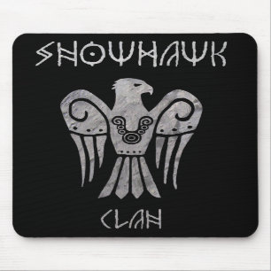 Krieg getrübtes Snowhawk Runic mousepad