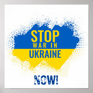 Krieg in der Ukraine jetzt beenden Poster