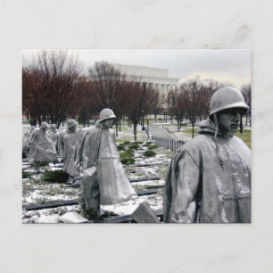 Krieg in koreanischem Gedächtnis Postkarte