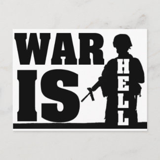 Krieg ist Hell Postkarte