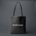 Krieg ist keine Antwort auf den schwarzen Minimali Tasche<br><div class="desc">Krieg ist nicht die Antwort schwarz-weiß Text minimalistisch einfachen Anti-Krieg Protest Tasche. Vollständig anpassbarer schwarzer Text auf beiden Seiten der Tasche,  sodass Sie ihn mit Ihrem eigenen Text personalisieren können,  wenn Sie dies wünschen. Nahost/Gaza-Konflikt</div>