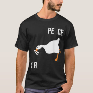 Krieg nicht Friedensmeme unbenannt Meme Gans Woll  T-Shirt