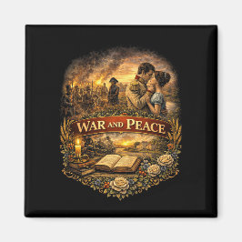 Krieg und Frieden Magnet