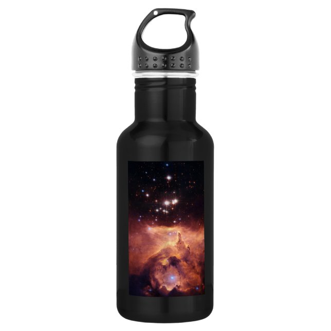 Krieg und Friedensnebel Edelstahlflasche (Vorderseite)