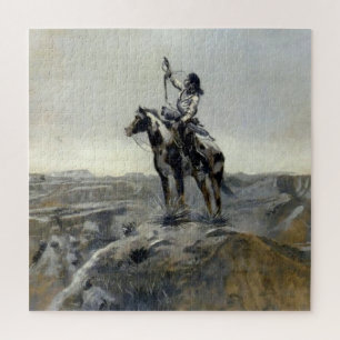 „Krieg“ Western Painting von Charles M. Russell