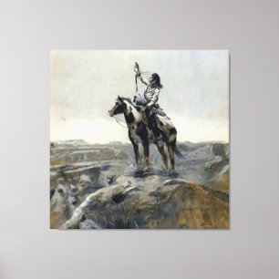 „Krieg“ Western Painting von Charles M. Russell Leinwanddruck
